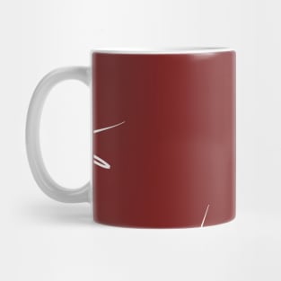 Background illustration red, abctract, decorative design pattern Mug